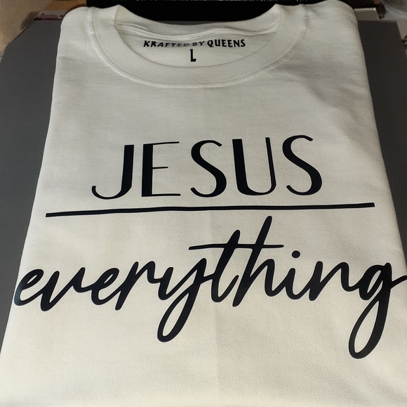 Tops - JESUS over everything shirt